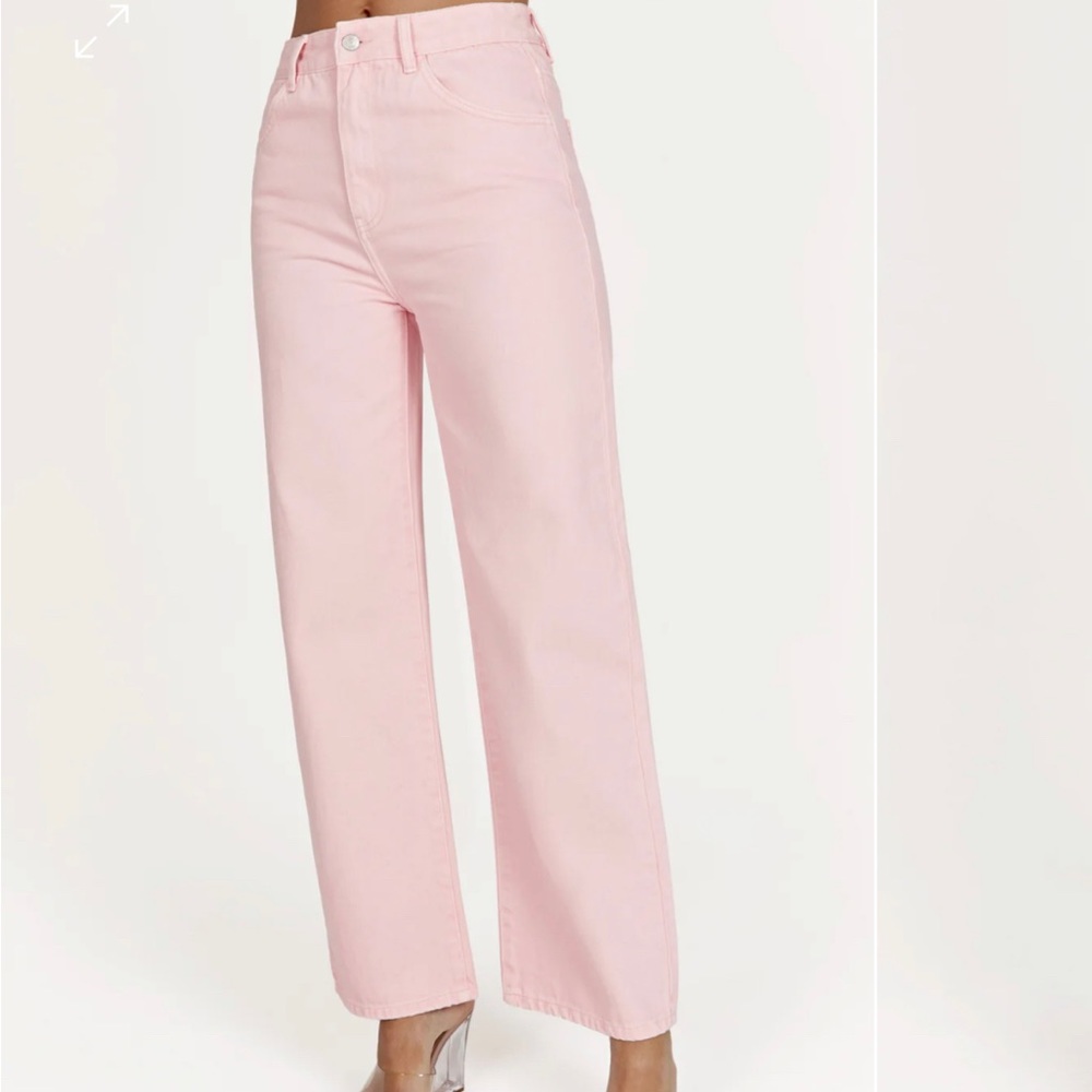 MESHKI mid rise blush jeans - Picture 2 of 6